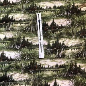 Beautiufl Trees Senery  Cotton Fabric by  Robert Kaufman 2-1/4 Yardsx45